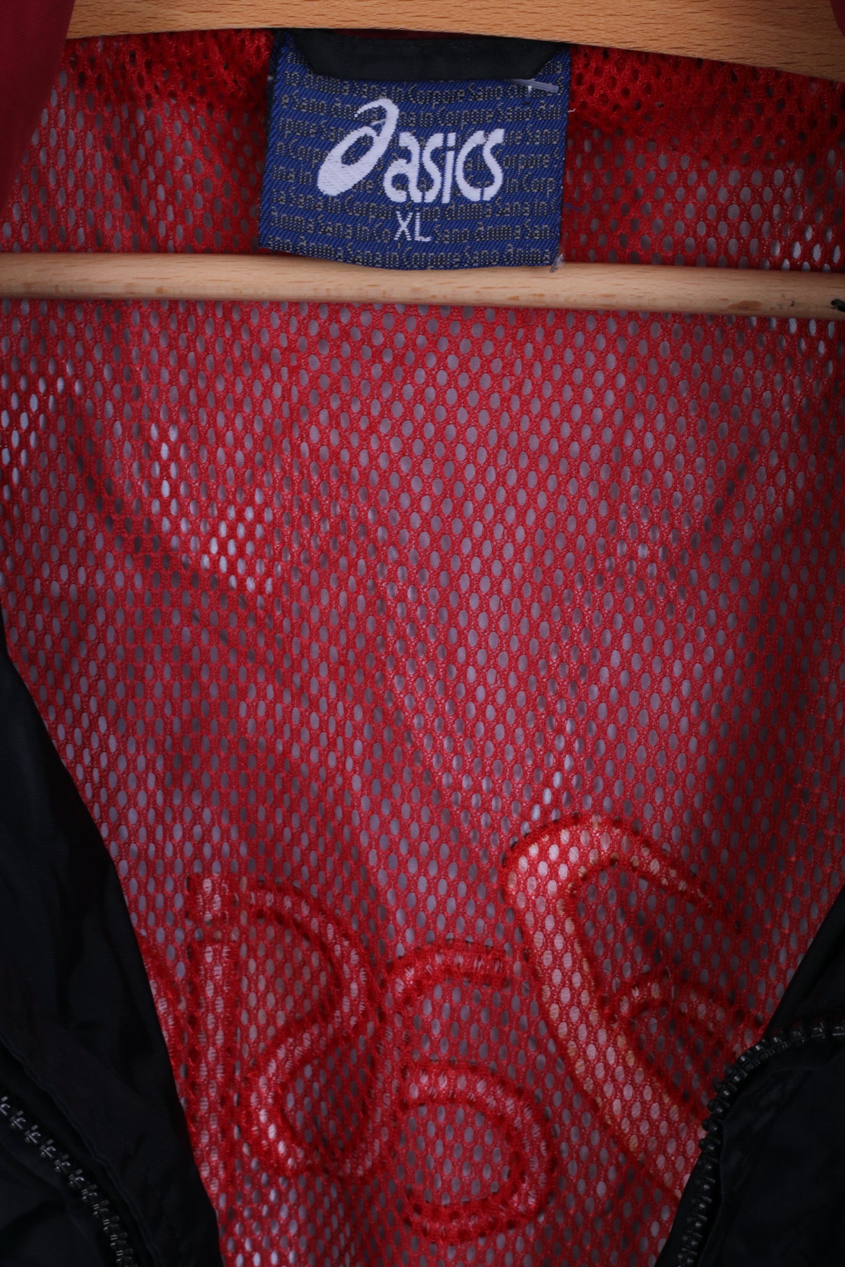 Asics A.F.C. Mens XL Jacket Black Nylon Sunderland Football Club Lightweight Top