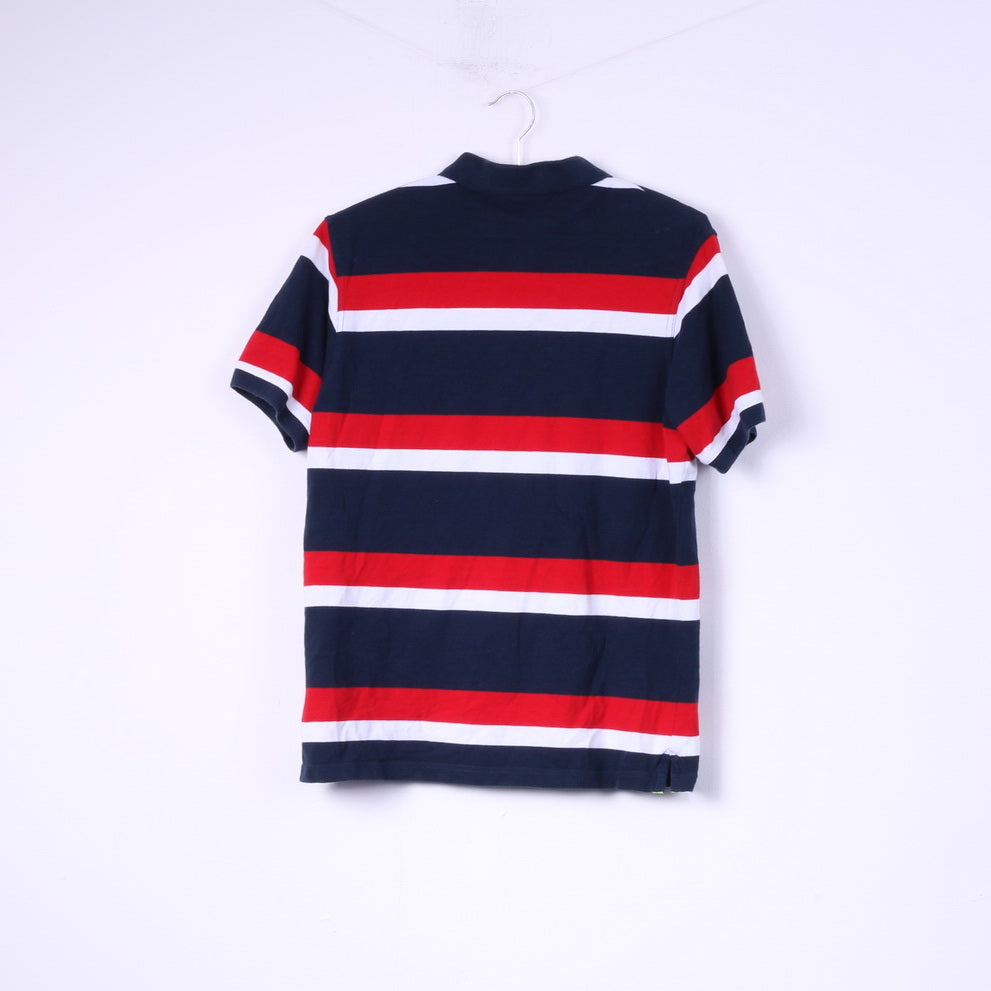 Coupe du Monde de Rugby 2015 Angleterre Rugby Hommes M (S) Polo Rayé Haut en Coton