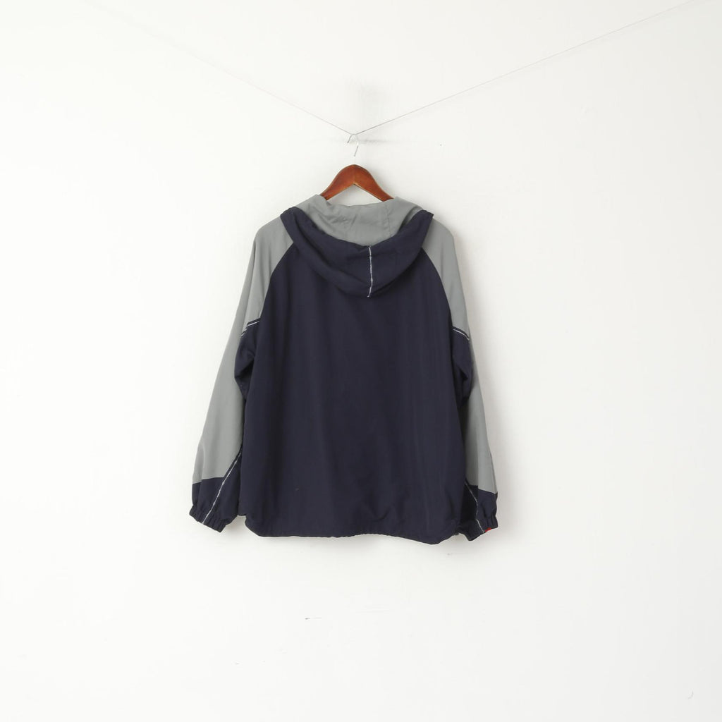 Umbro Giacca da uomo M Navy Sportswear Top sportivo leggero con cerniera e cappuccio