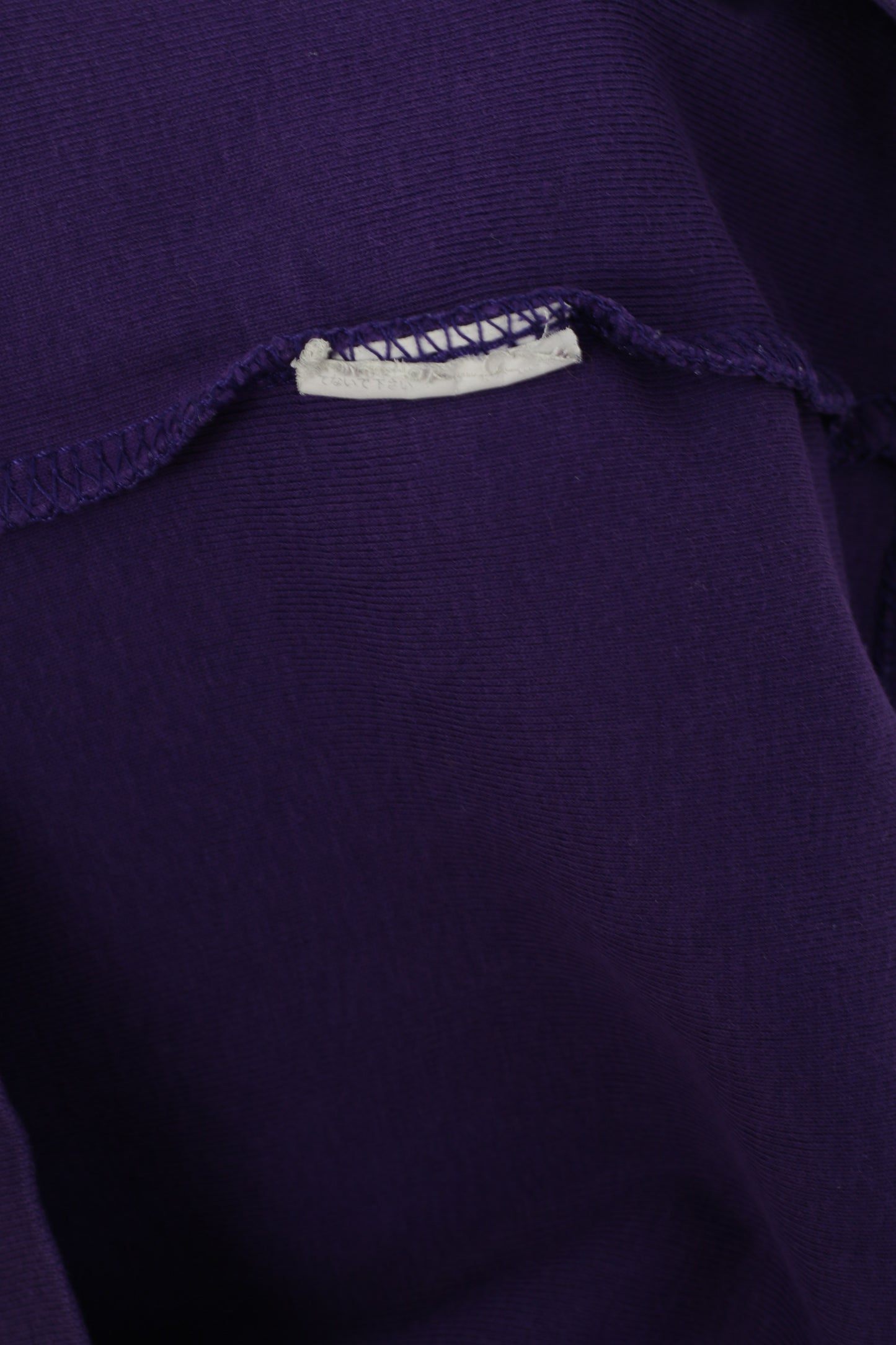 G-Star Men XL (L) Long Sleeved Shirt Purple Cotton Crew Neck Logo Top