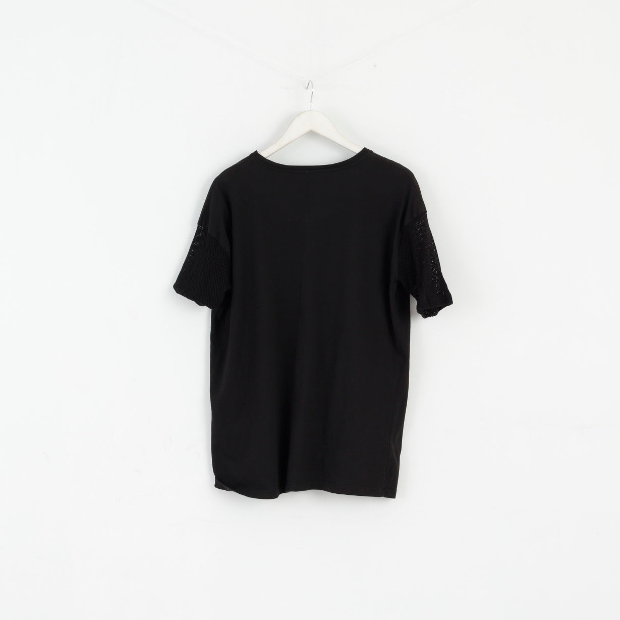 Criminal Damage Men S T-Shirt Black Cotton Mesh Sleeve Team Loser Top