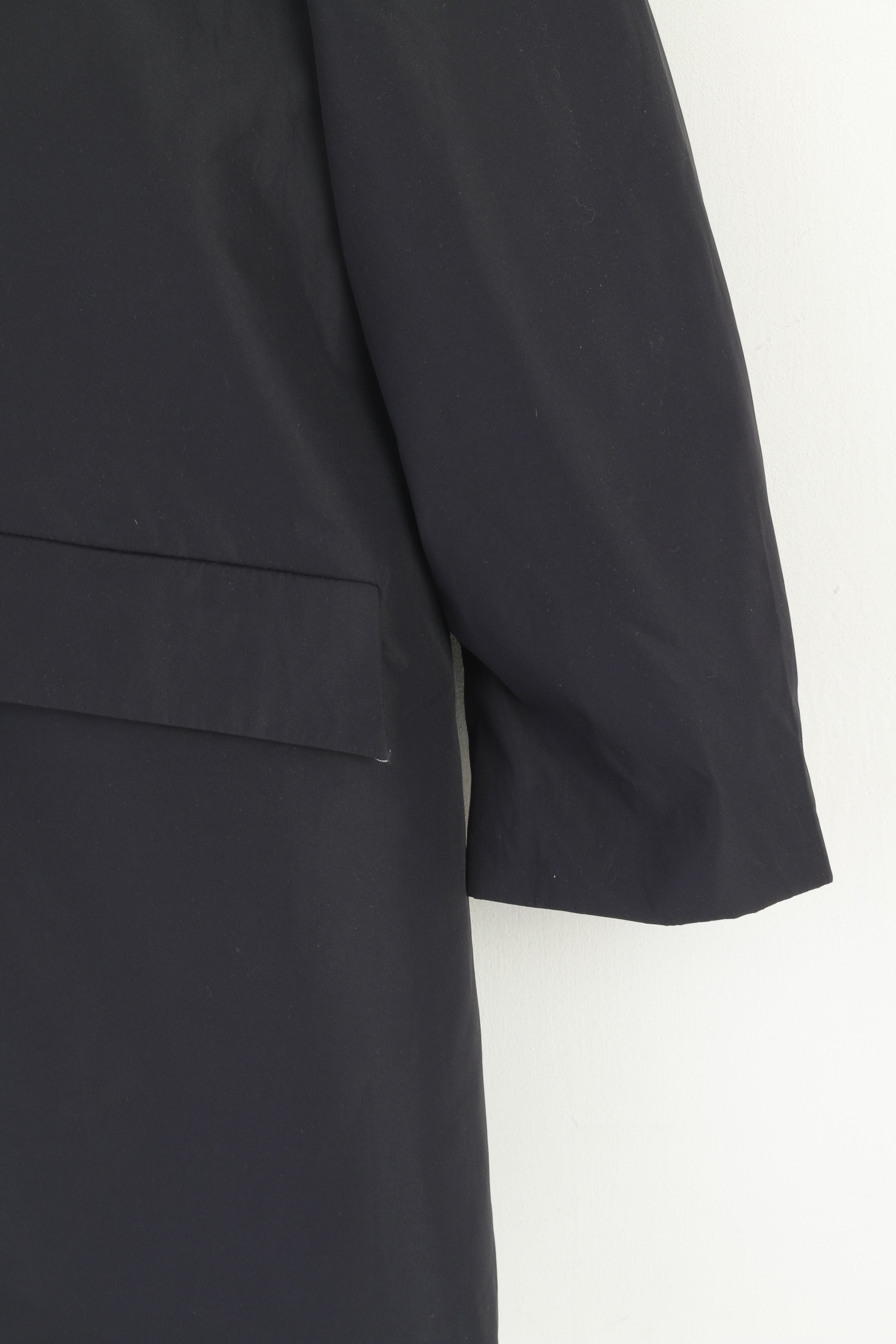 Moods Of Norway Hommes XXL Manteau Marine Doublure Amovible Classique Vintage Simple Boutonnage Norvégien Trench