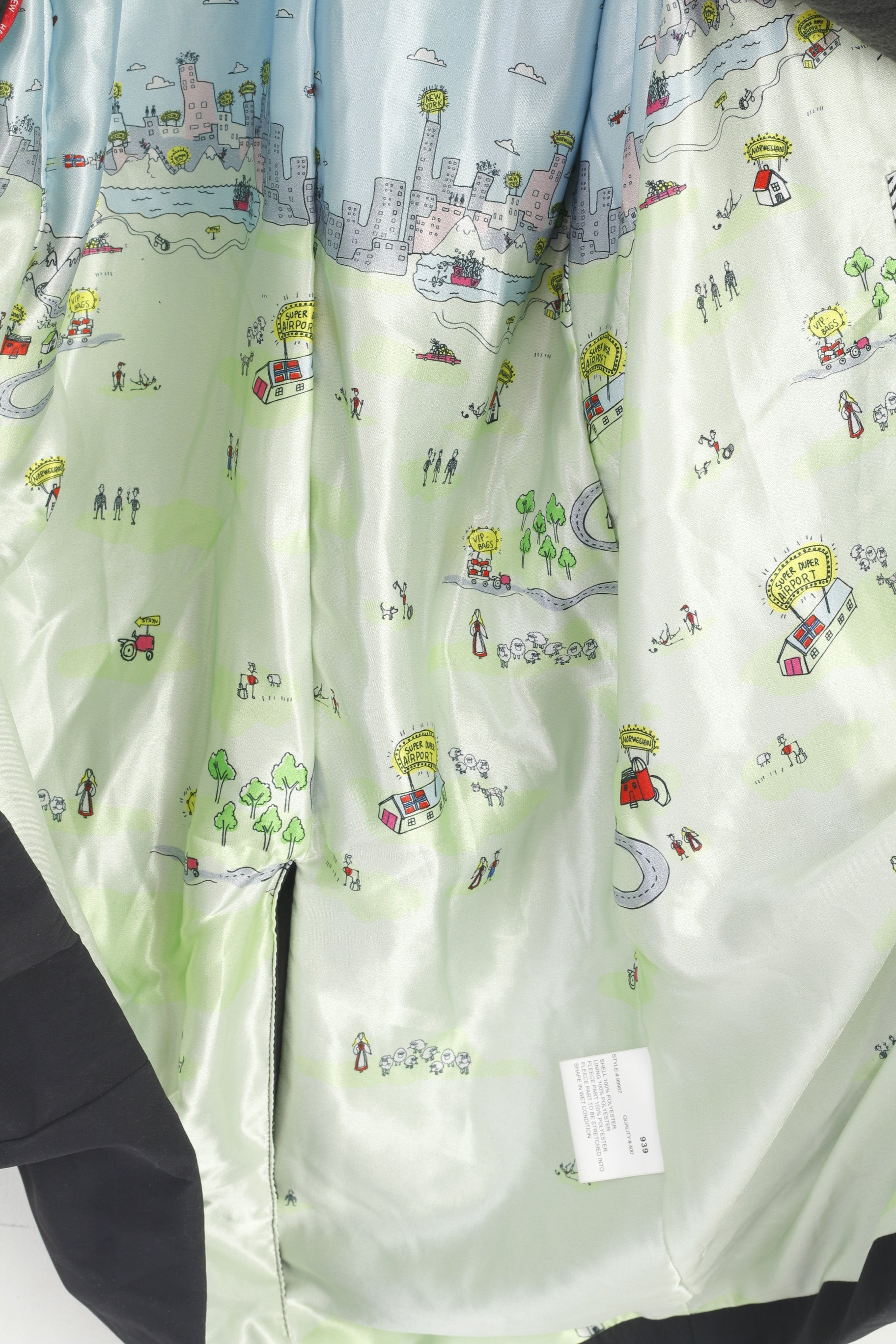 Moods Of Norway Hommes XXL Manteau Marine Doublure Amovible Classique Vintage Simple Boutonnage Norvégien Trench