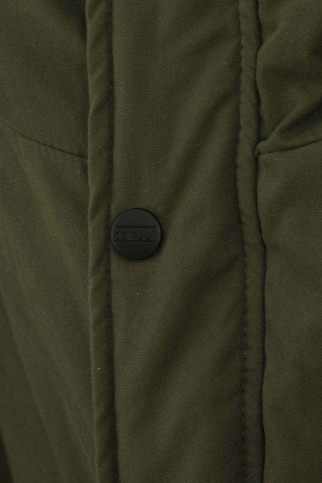 Dstruci Men L Jacket Green Cotton Padded Stirling Full Zip Hooded Dstruction Parka