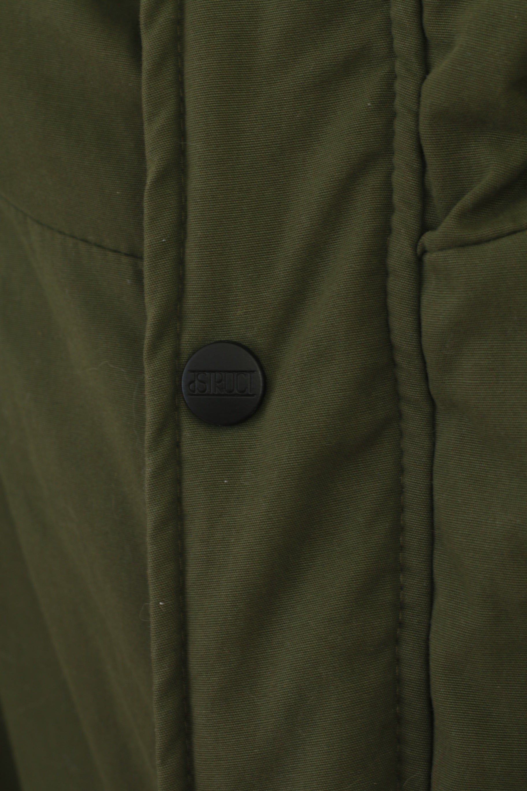 Dstruci Men L Jacket Green Cotton Padded Stirling Full Zip Hooded Dstruction Parka