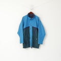 Helly Hansen Giacca da uomo M. Top vintage in nylon blu impermeabile con cerniera intera