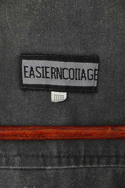 Easiern Collage Men XXXXL (XXL) Waistcoat Grey Fishing Multi Pocket Estern Cottage Vest