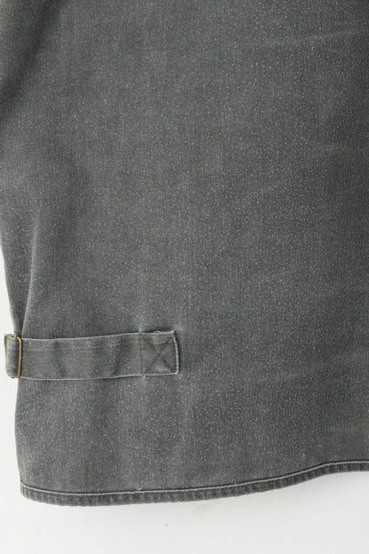 Easiern Collage Men XXXXL (XXL) Waistcoat Grey Fishing Multi Pocket Estern Cottage Vest