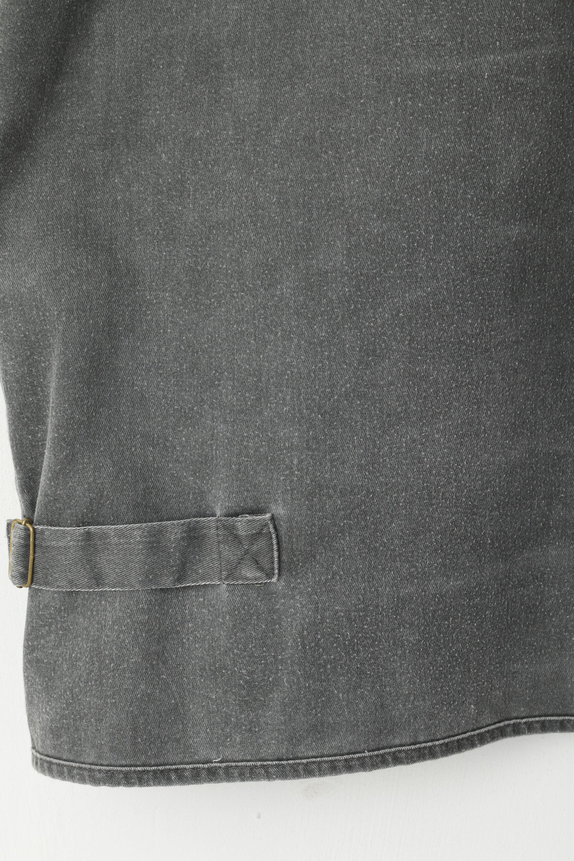 Easiern Collage Men XXXXL (XXL) Waistcoat Grey Fishing Multi Pocket Estern Cottage Vest