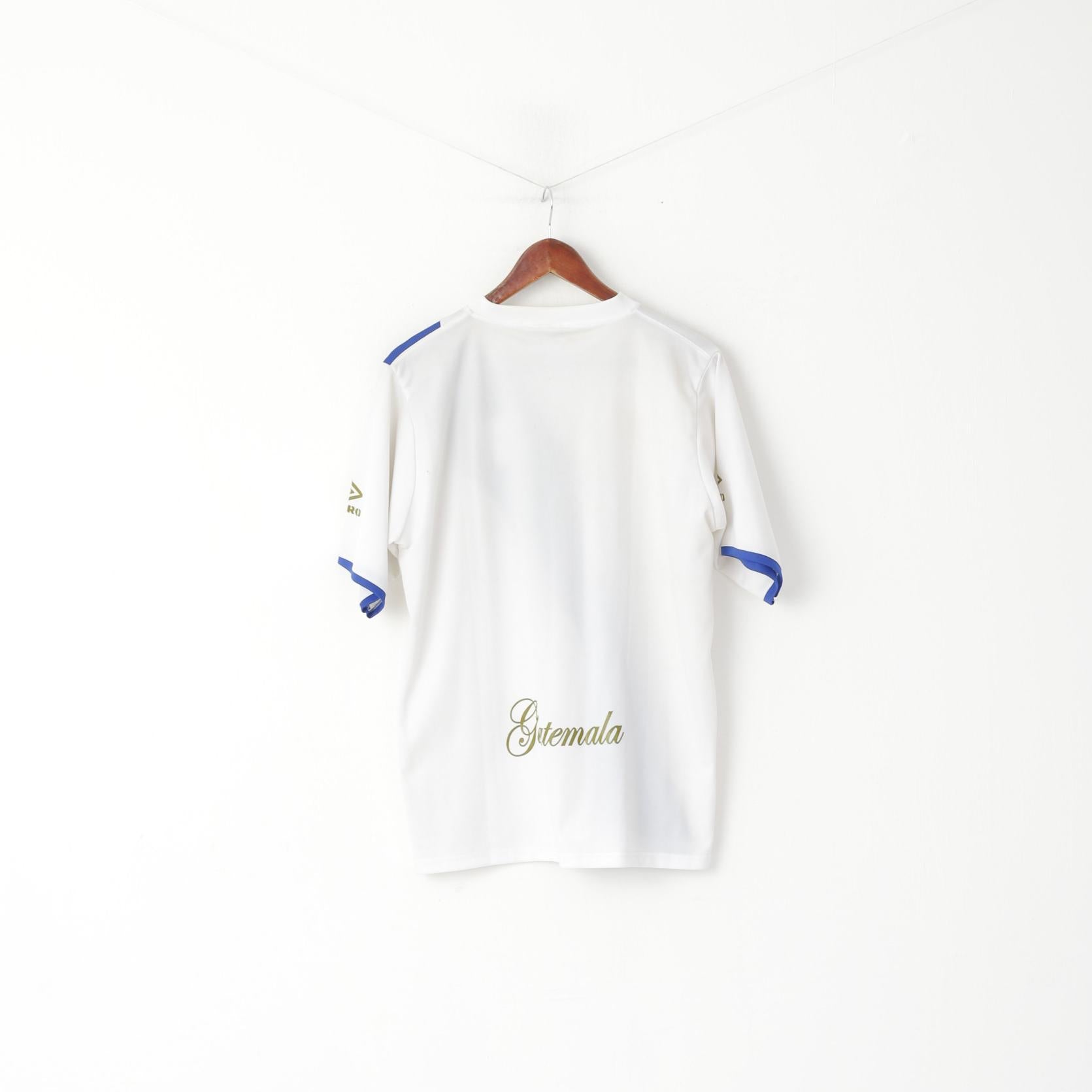 Seleccion Nacional Guatemala Hommes L Chemise Blanc Col en V Football Jersey Top