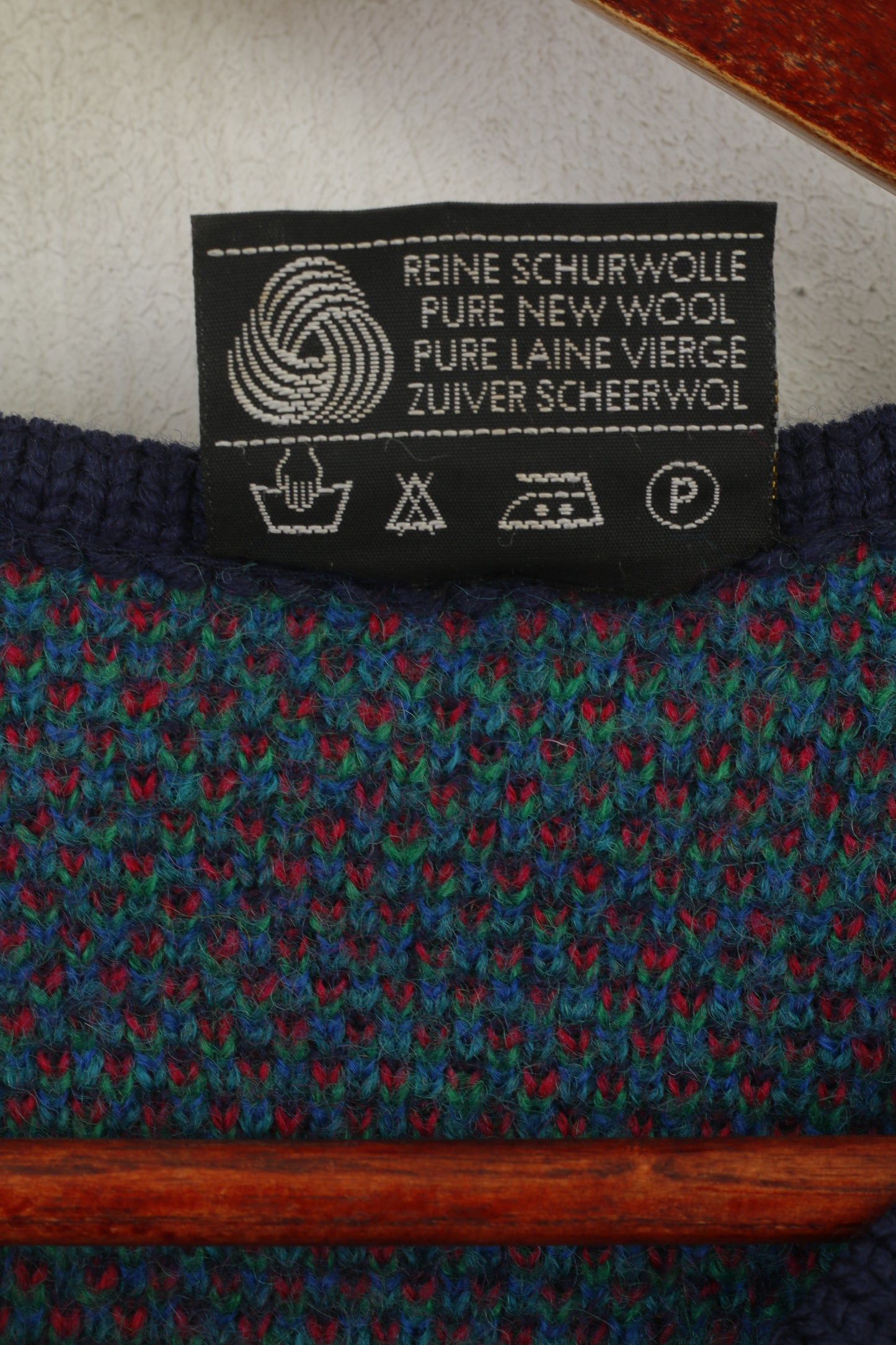 Stapf Women L Cardigan Green Wool Vintage Tyrol Austria Long Sweater