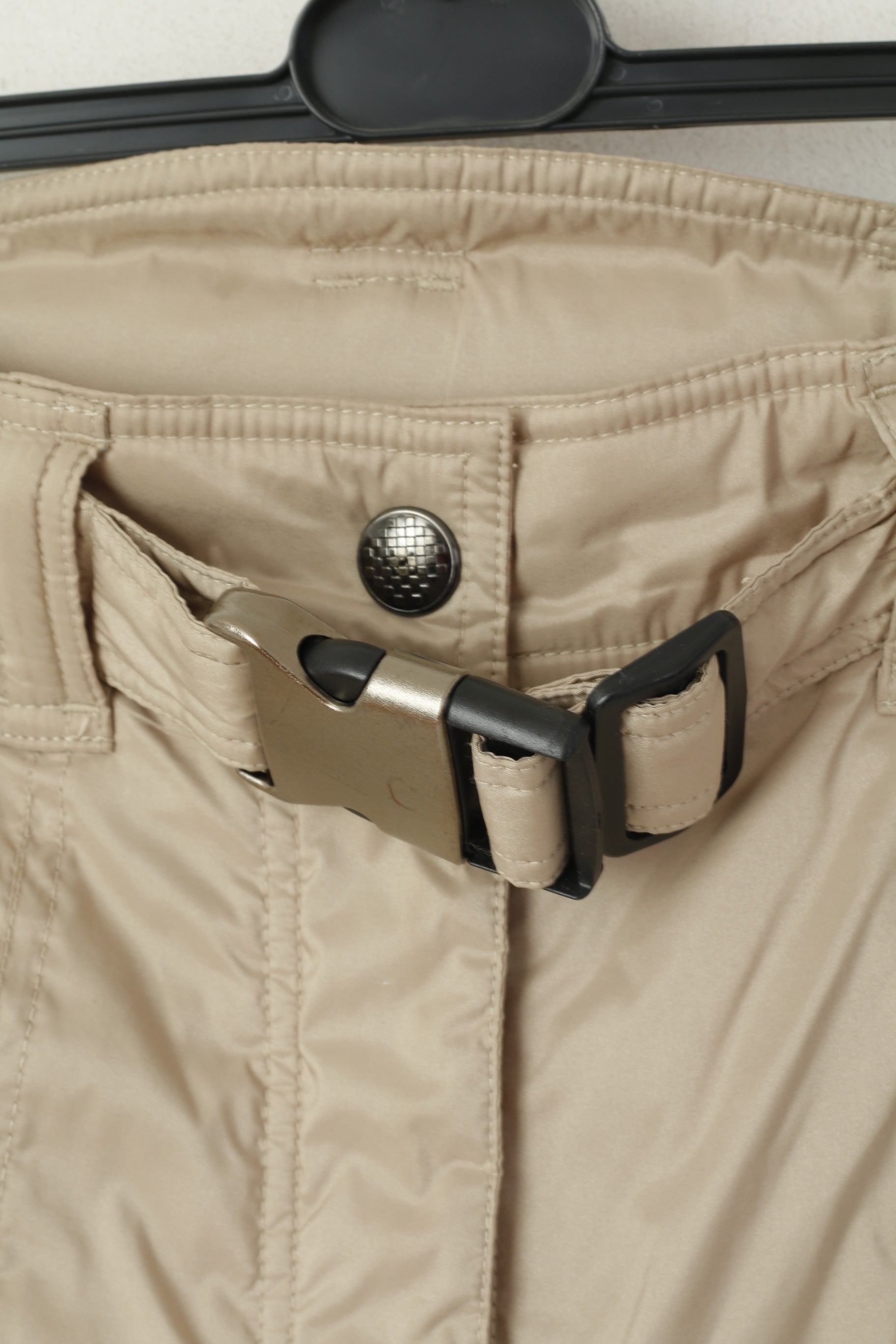 Pantaloni da sci Rodeo C&amp;A donna S 36/38 Pantaloni da snowboard beige lucido