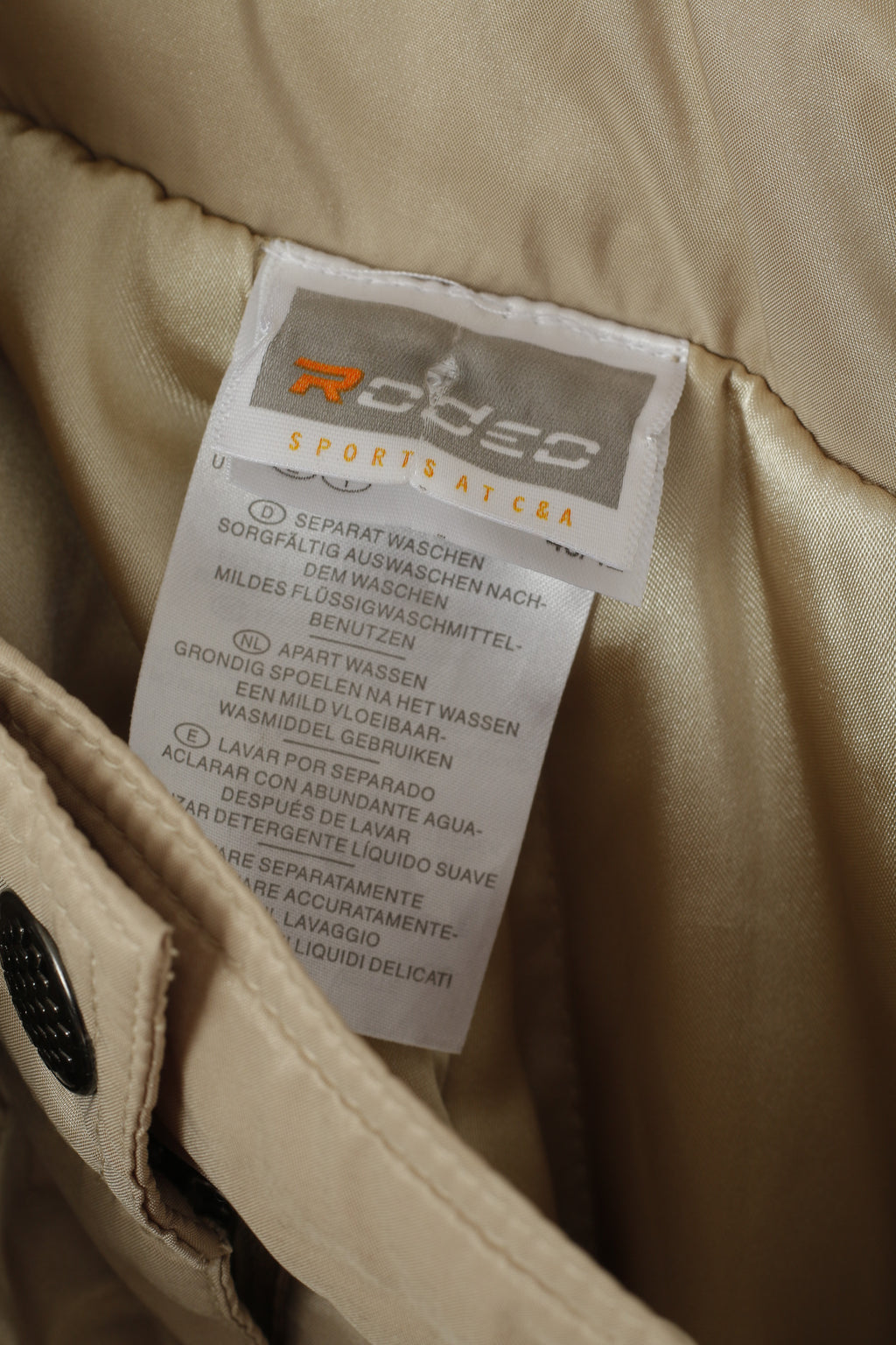 Pantaloni da sci Rodeo C&amp;A donna S 36/38 Pantaloni da snowboard beige lucido