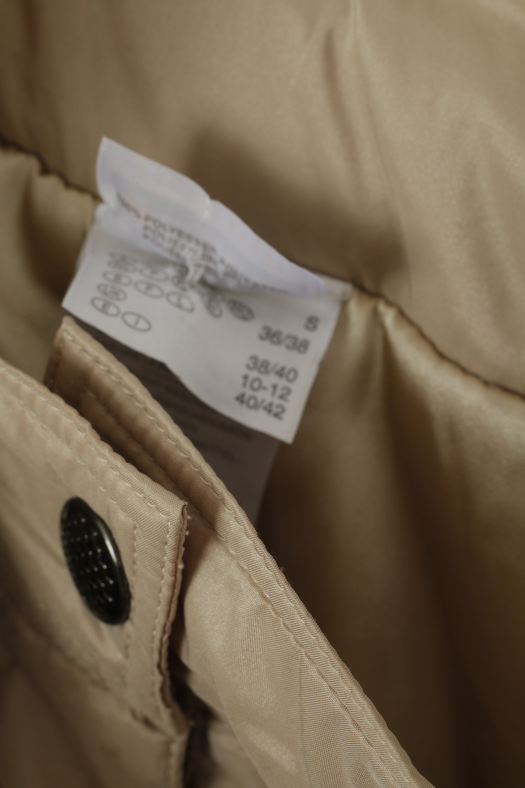 Pantaloni da sci Rodeo C&amp;A donna S 36/38 Pantaloni da snowboard beige lucido