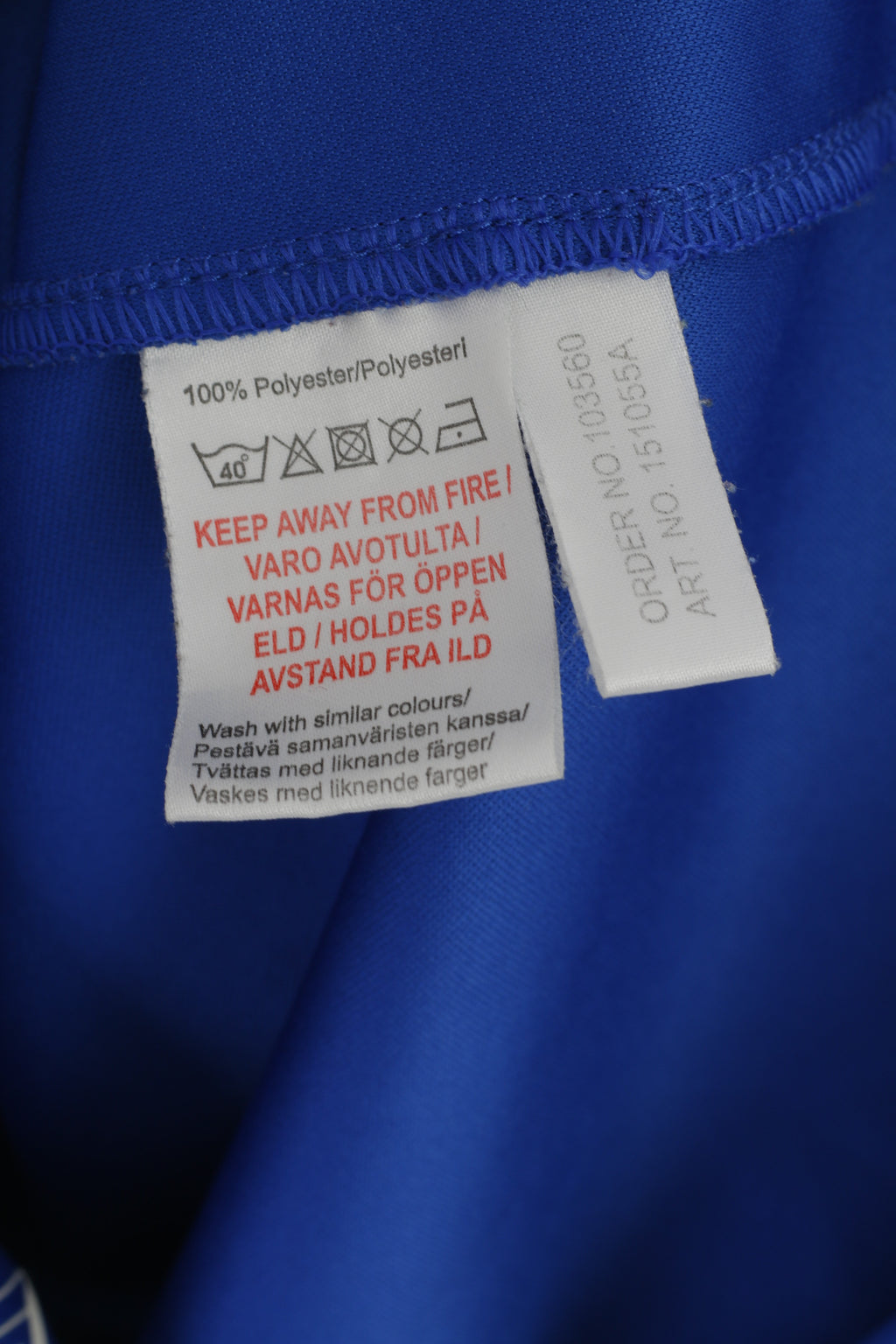 Maglia Umbro da uomo XL Blu Performance Teamwear UX-1 Vapa Tech Top con collo con zip