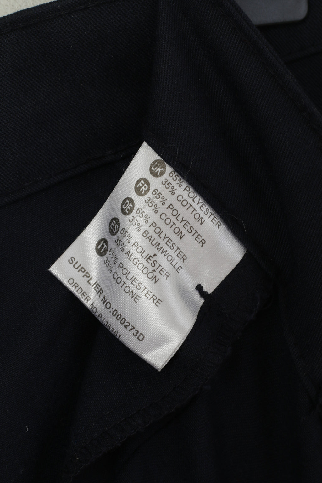 Dickies Uomo 38 54 Pantaloni Pantaloni da lavoro a gamba dritta in misto cotone blu scuro