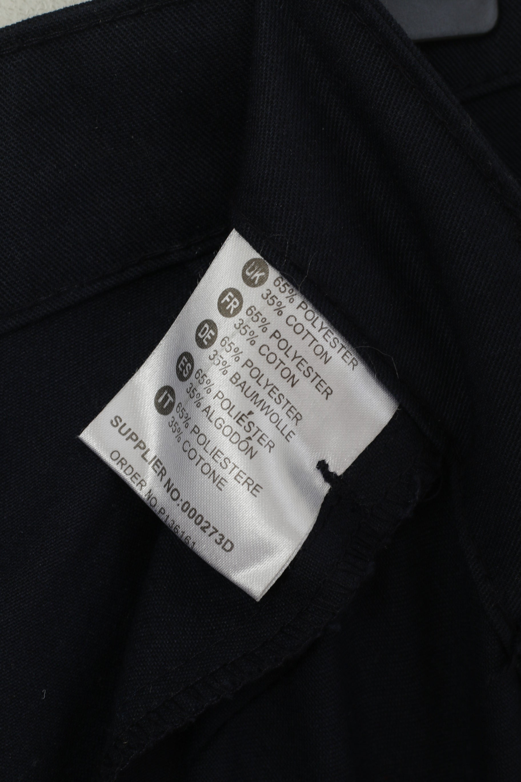 Dickies Uomo 38 54 Pantaloni Pantaloni da lavoro a gamba dritta in misto cotone blu scuro