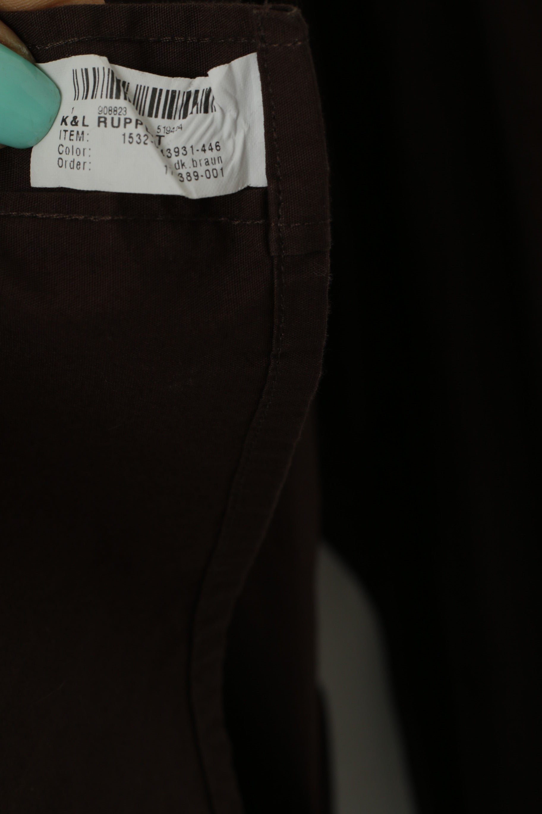 Paul R. Smith Men M Casual Shirt Brown Cotton Detailed Buttons Long Sleeve Plain Top