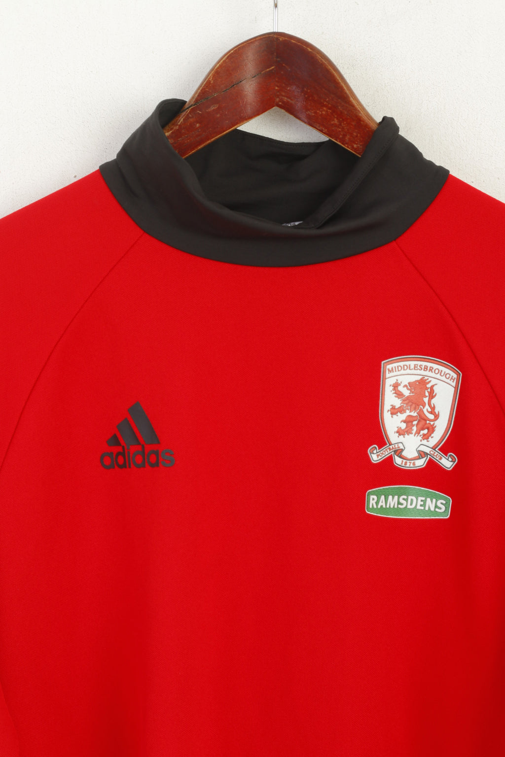 Adidas Middlesbrough Hommes M Chemise Rouge Jersey Climacool Football Sport Top