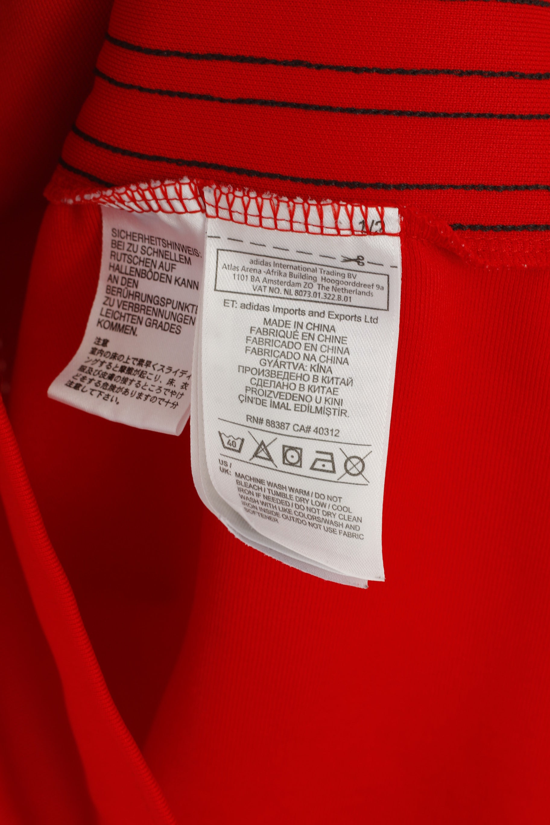 Adidas Middlesbrough Uomo M Maglia Maglia Rossa Climacool Calcio Sport Top