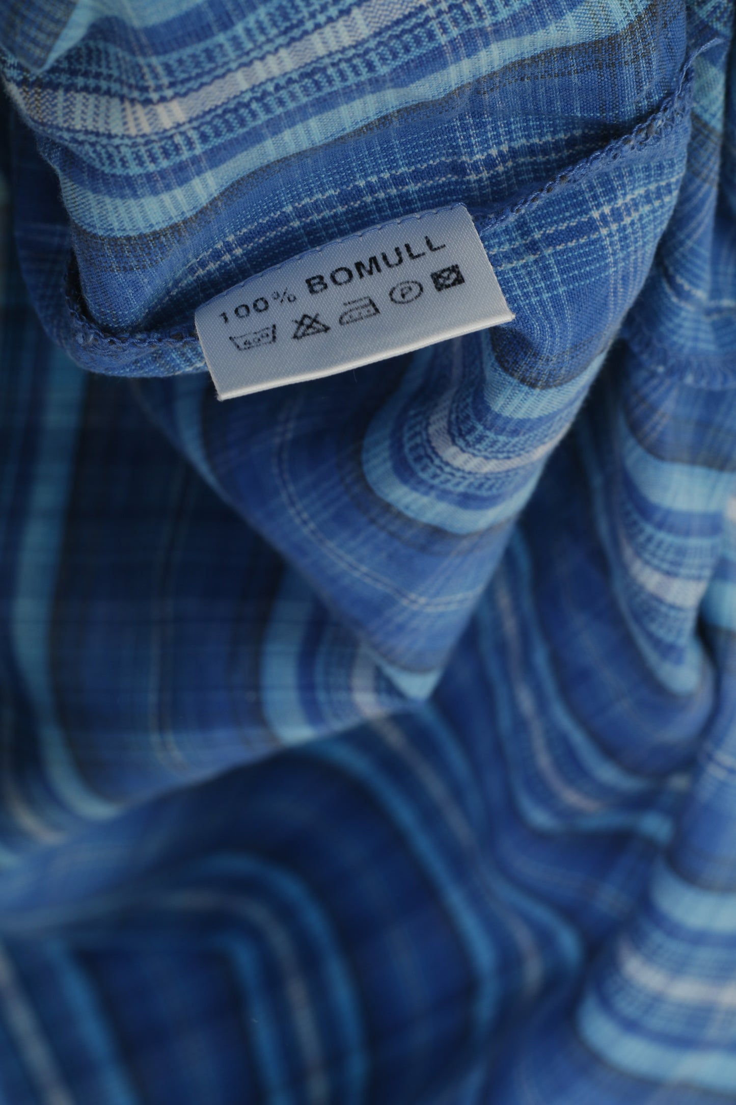 Camicia casual da uomo Joy L. Top a maniche corte con tasca vintage classica in cotone blu