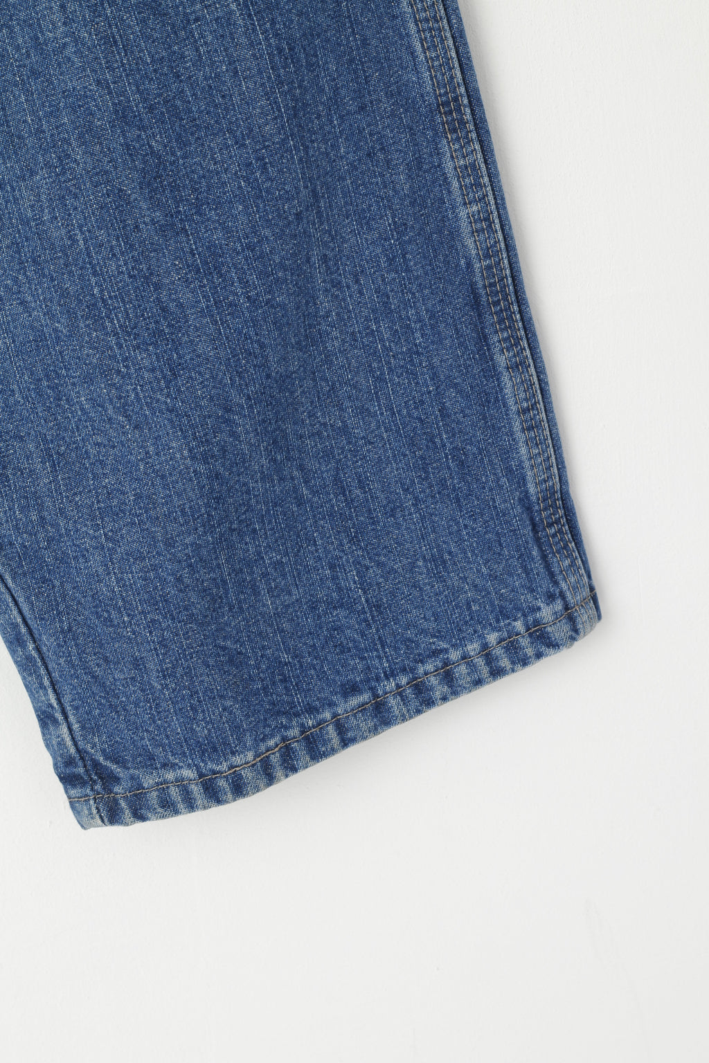 Pantaloni Wrangler da uomo 34 Jeans Pantaloni retrò vintage in cotone denim blu scuro