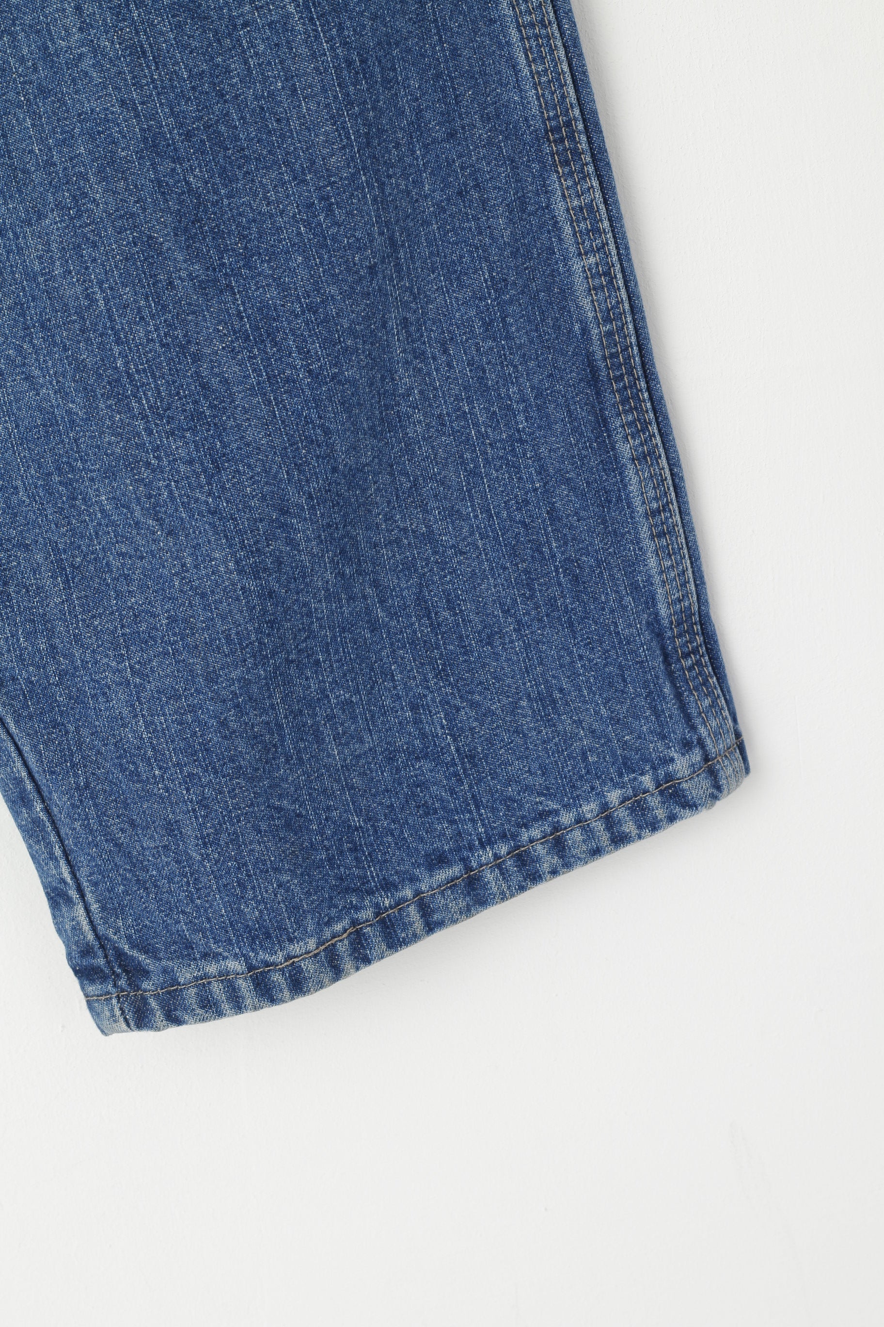 Pantaloni Wrangler da uomo 34 Jeans Pantaloni retrò vintage in cotone denim blu scuro