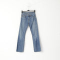 Mustang femmes W 27 L 34 pantalon en jean bleu coton Denim pantalon à cloche