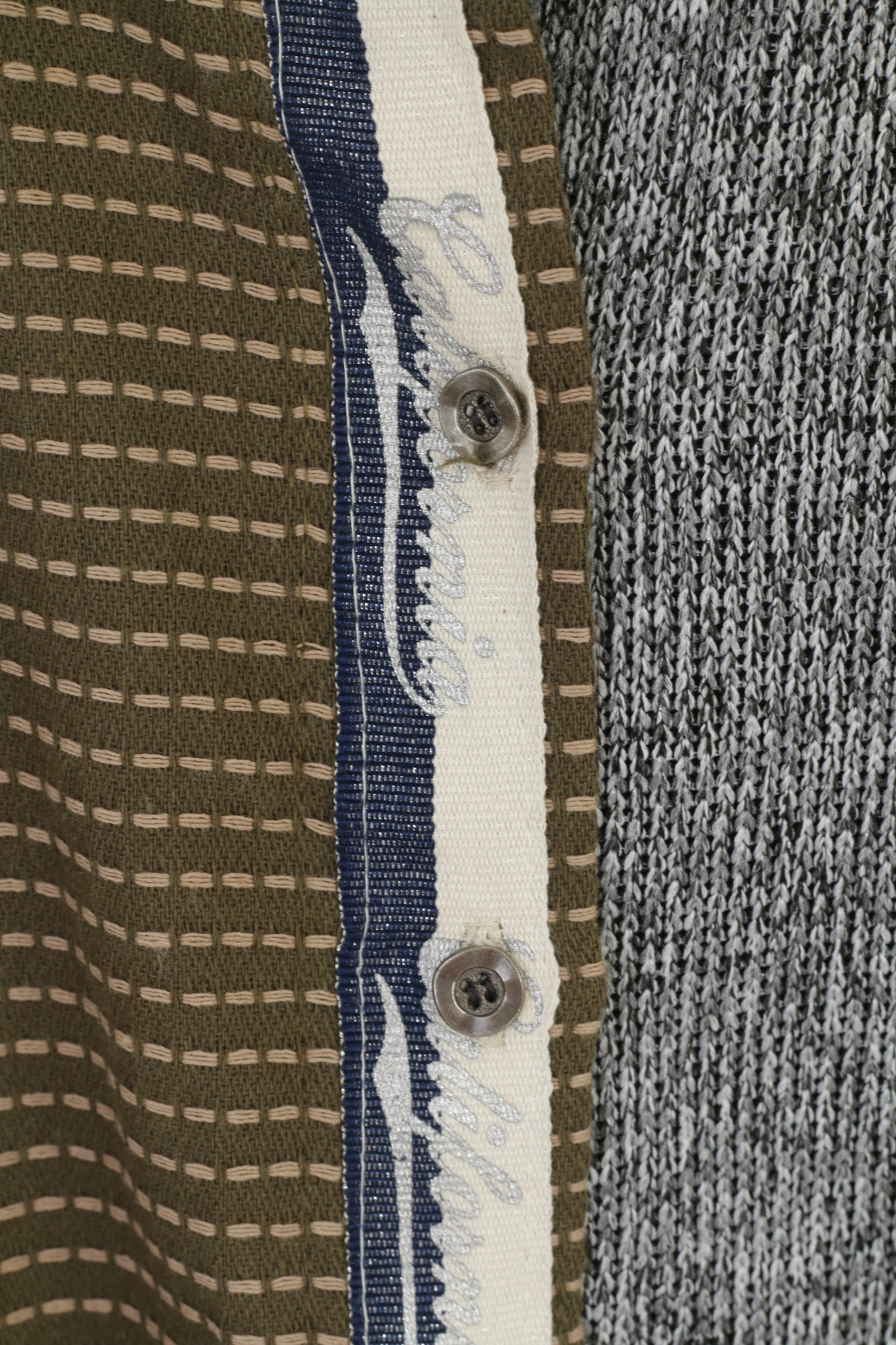 Camicia casual da donna M Made in Italy Top verde grigio oversize in viscosa Indi