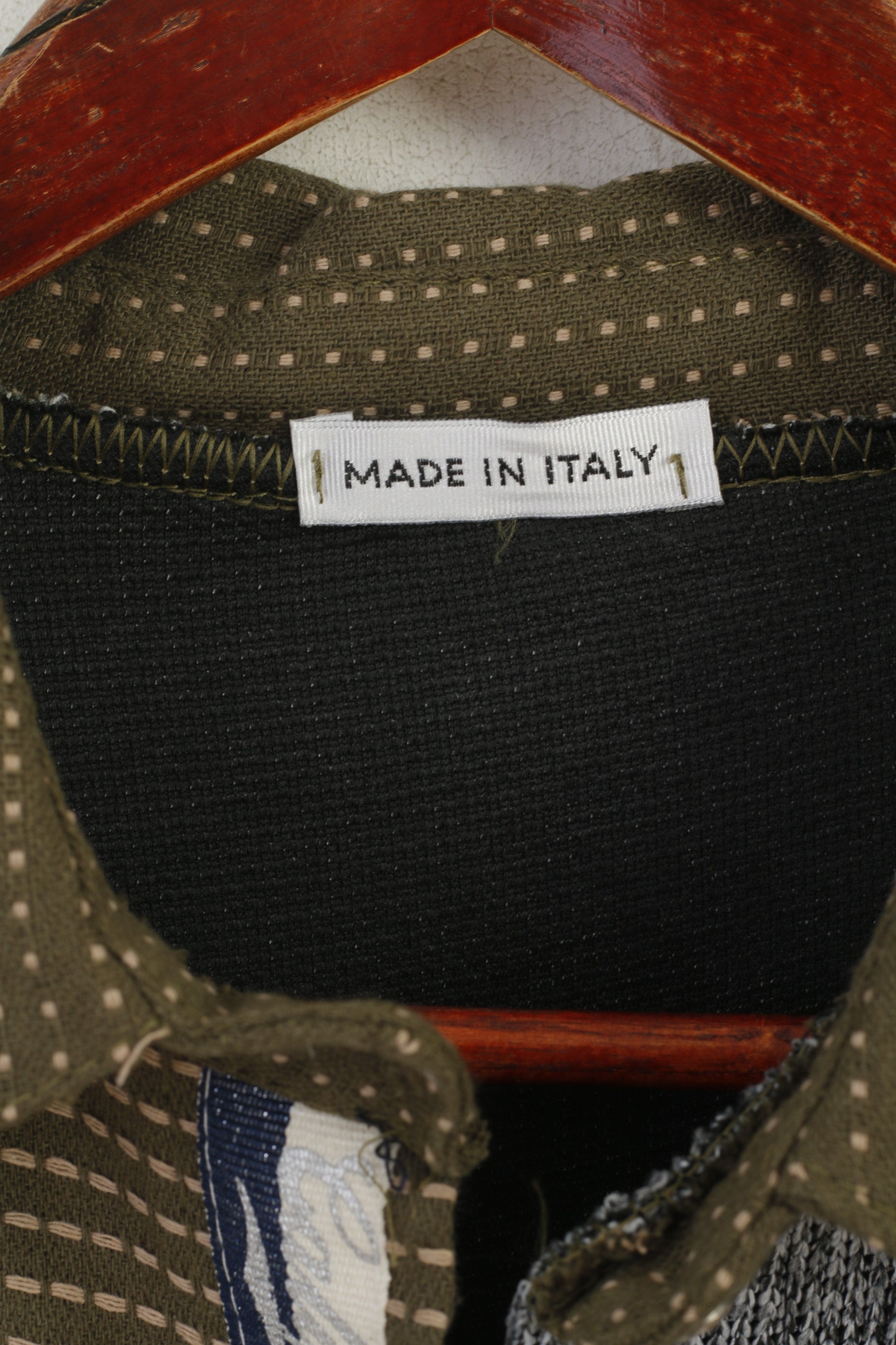 Camicia casual da donna M Made in Italy Top verde grigio oversize in viscosa Indi