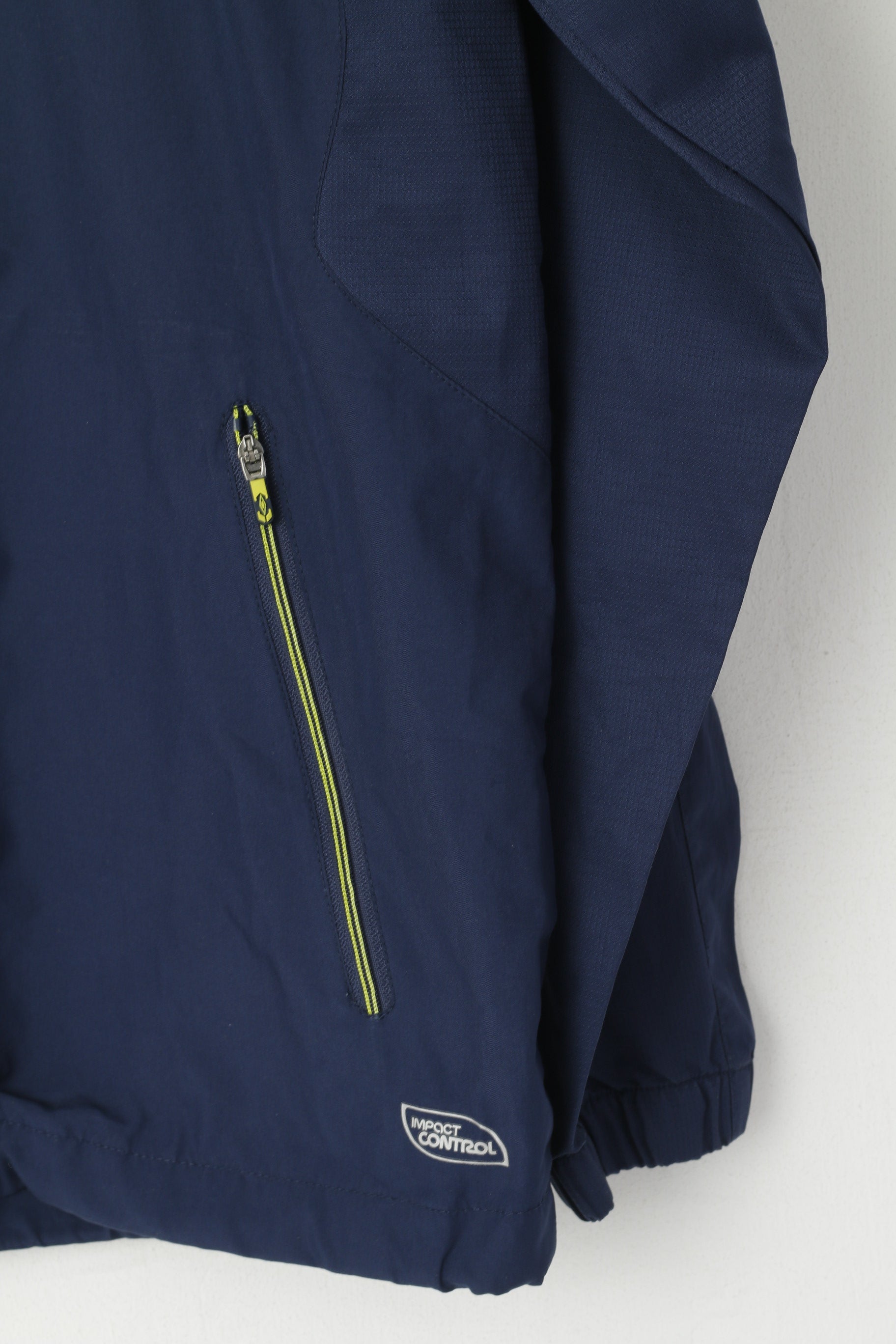 Umbro Men S Jacket Navy Yellow Sunderland Football Zip Up Sportswear Top