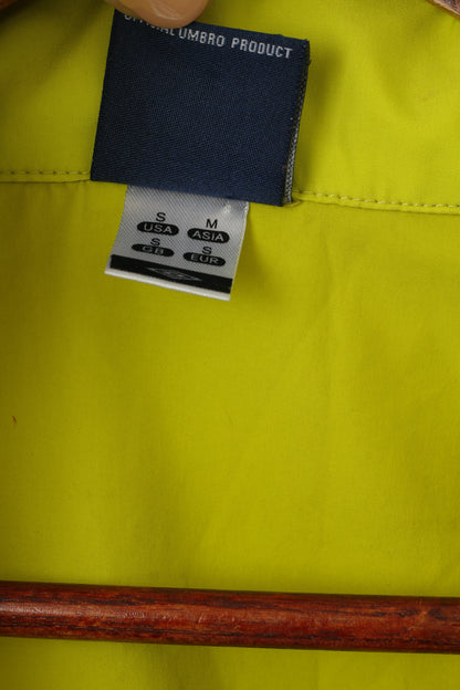 Umbro Men S Jacket Navy Yellow Sunderland Football Zip Up Sportswear Top