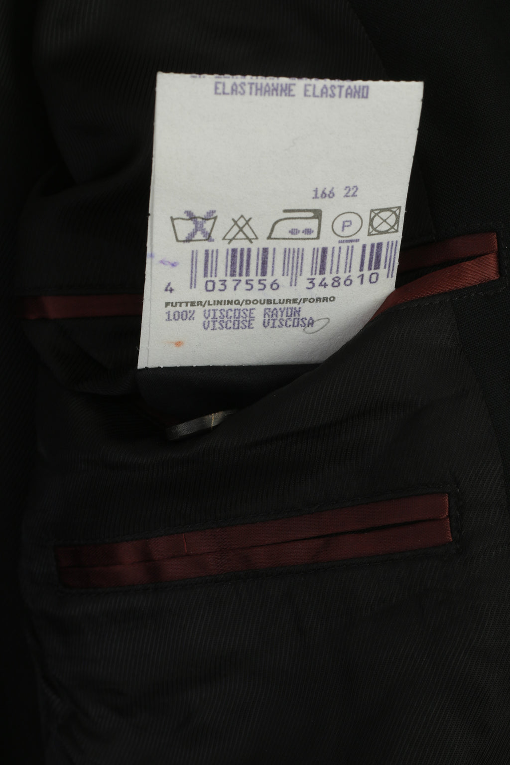 Hugo Boss Men 52 42 Blazer Black Wool Albo Hago Vintage Single Breasted Jacket