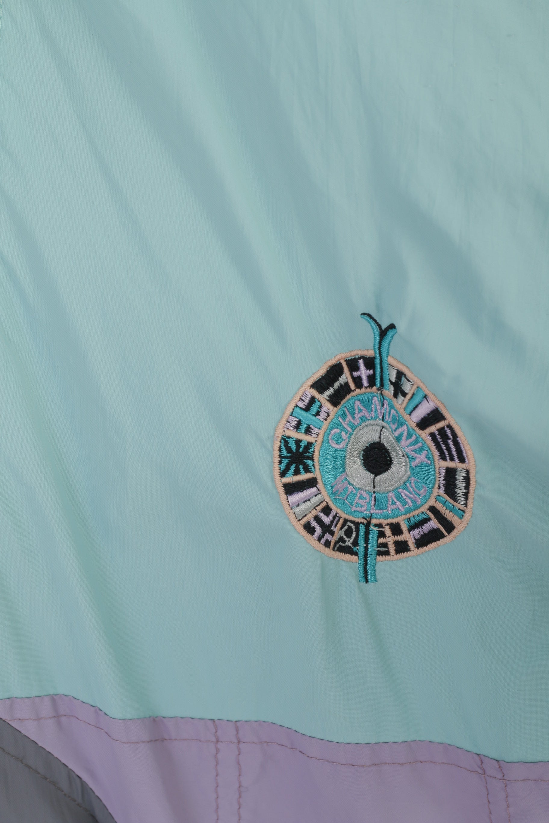 Newline Sport Design Men L Jacket Gray Green Vintage 80s Ski Chamonic Mount Blanc Top