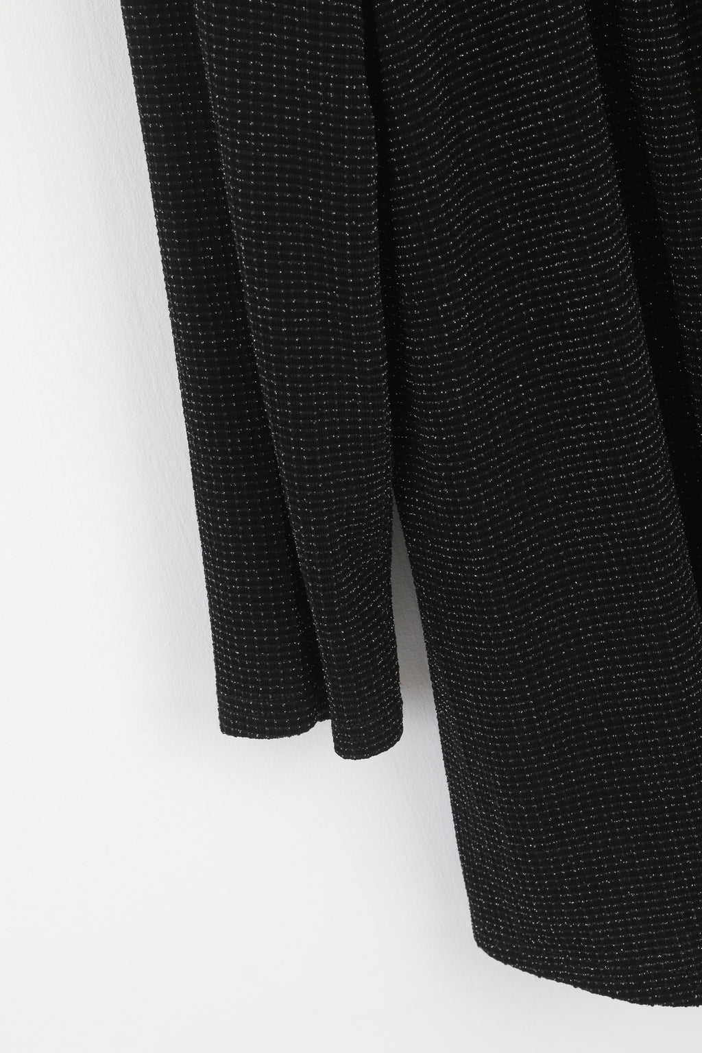 C&amp;A Your 6th Sense Ensemble 2 pièces pour femme avec cape de fête noire brillante et extensible