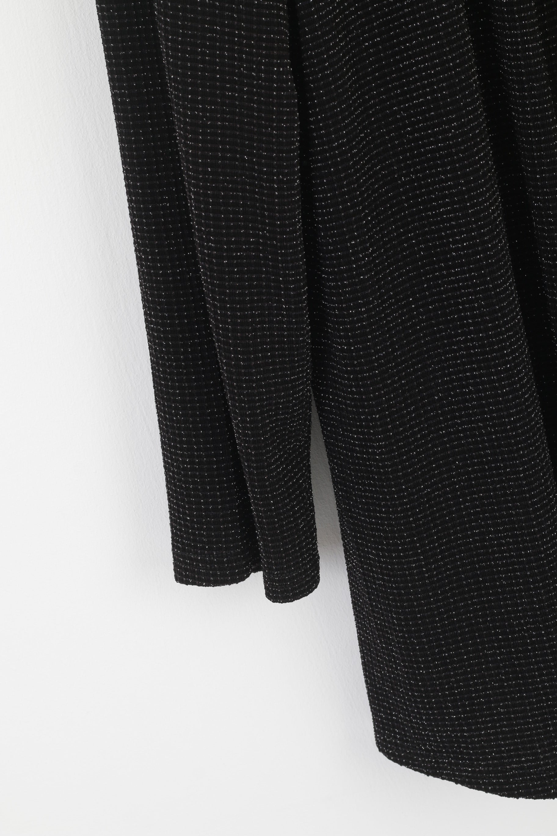 C&amp;A Your 6th Sense Ensemble 2 pièces pour femme avec cape de fête noire brillante et extensible