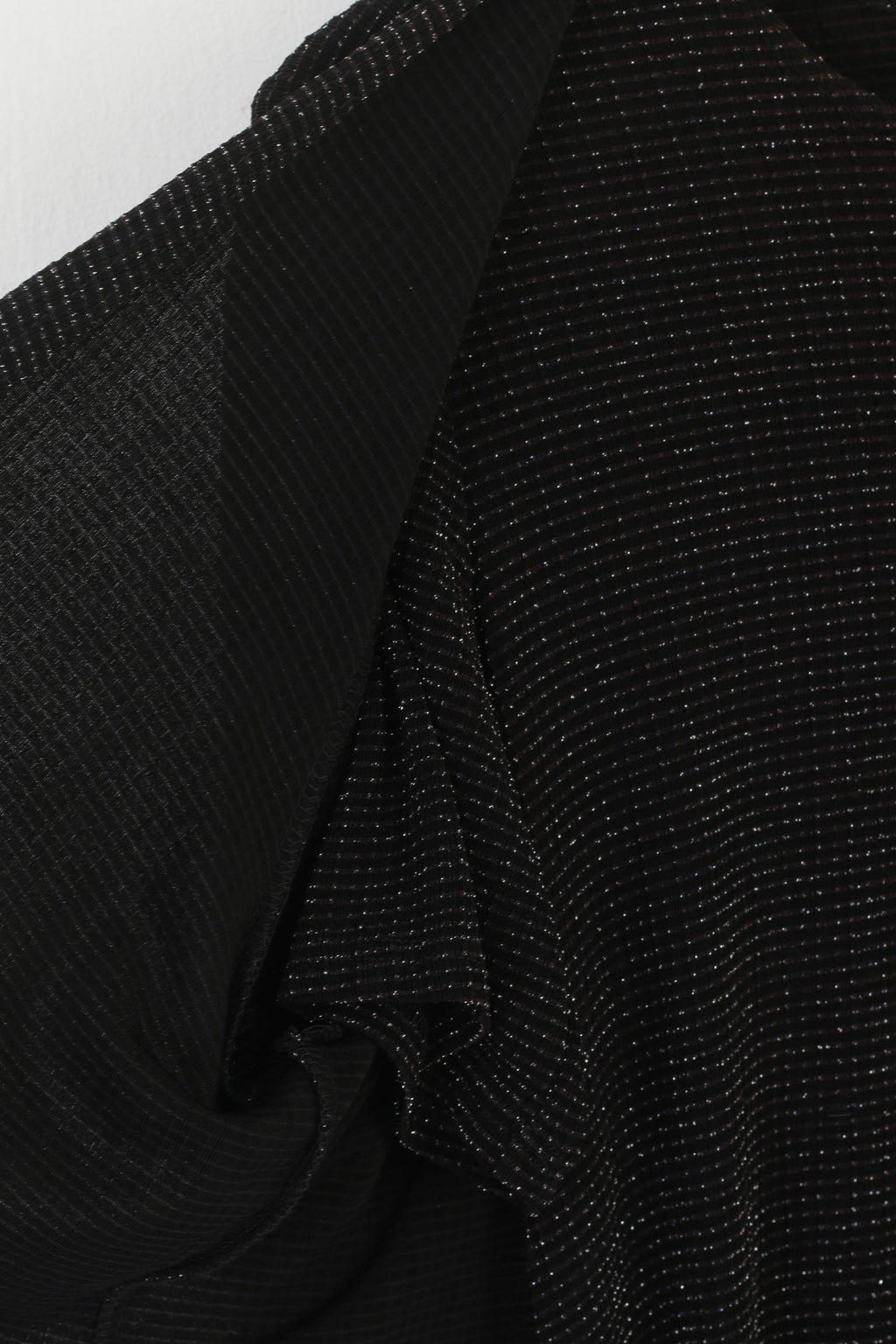 C&amp;A Your 6th Sense Ensemble 2 pièces pour femme avec cape de fête noire brillante et extensible