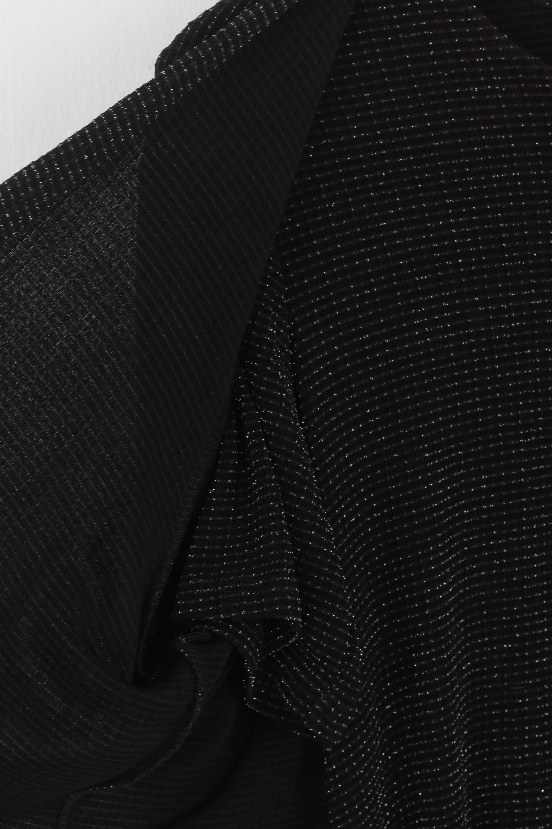 C&amp;A Your 6th Sense Ensemble 2 pièces pour femme avec cape de fête noire brillante et extensible