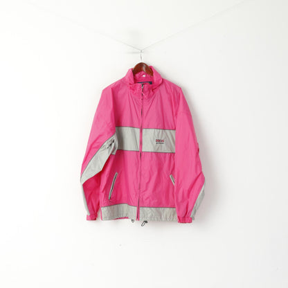 NICO Sportswear Men XL Jacket Pink Nylon Waterproof Extreme 3000mm Zip Up Top