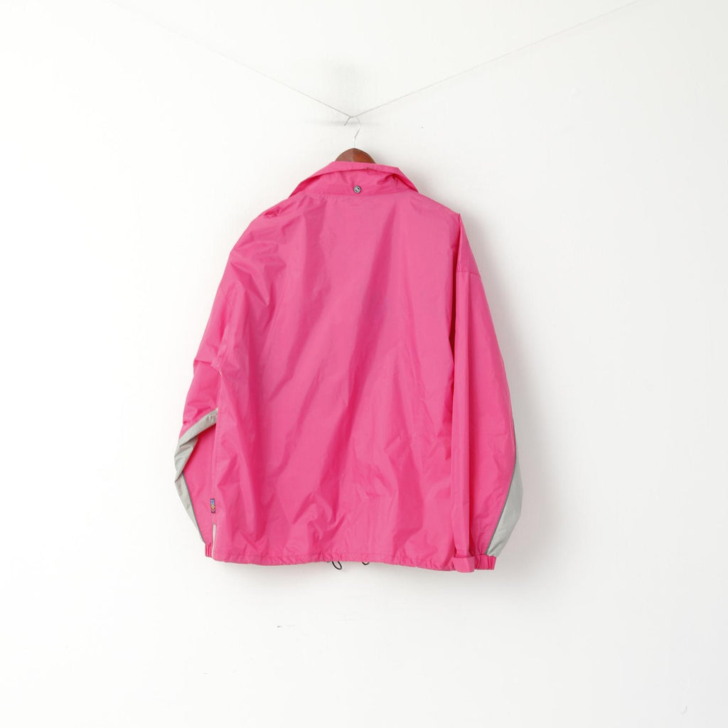 NICO Sportswear Men XL Jacket Pink Nylon Waterproof Extreme 3000mm Zip Up Top