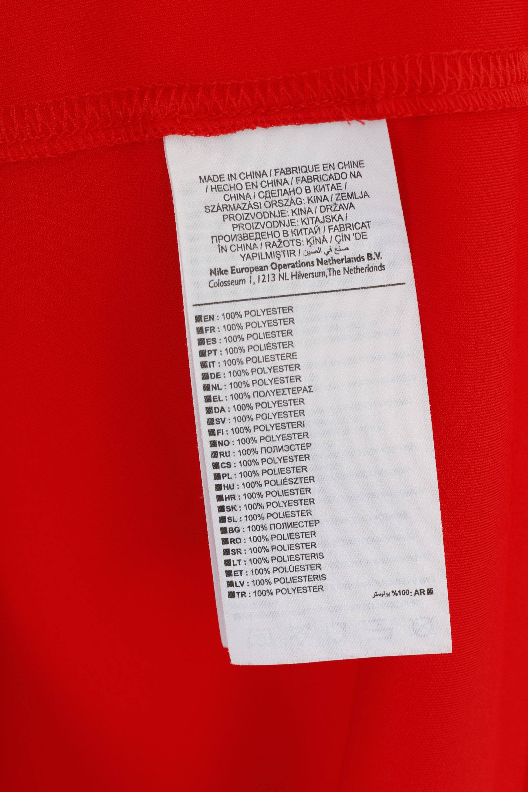 Nike Golf Homme L Polo Rouge Dri-Fit Team USA 2015 Performance Jersey Haut