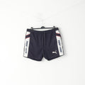 Pantaloncini Puma da uomo XXL blu scuro sportivi foderati in rete con coulisse in vita