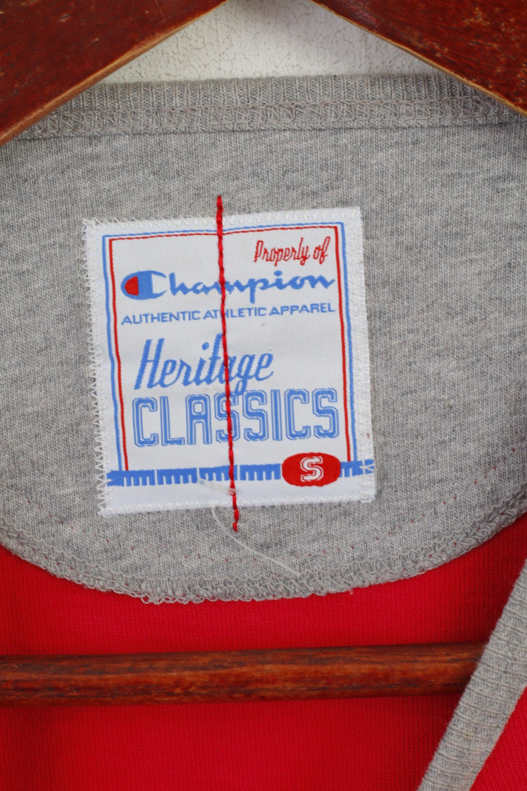 Camicia Champion da donna, top sportivo classico corto in cotone lampone