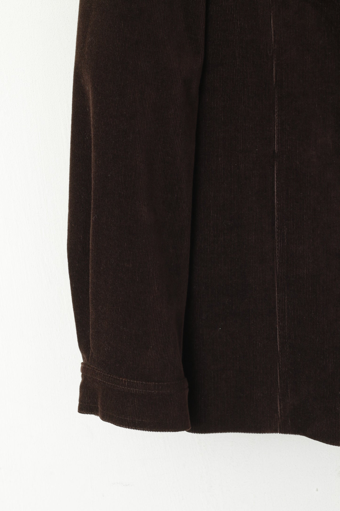 Marcona Donna 18 44 XL Blazer Giacca classica in velluto a coste di cotone marrone