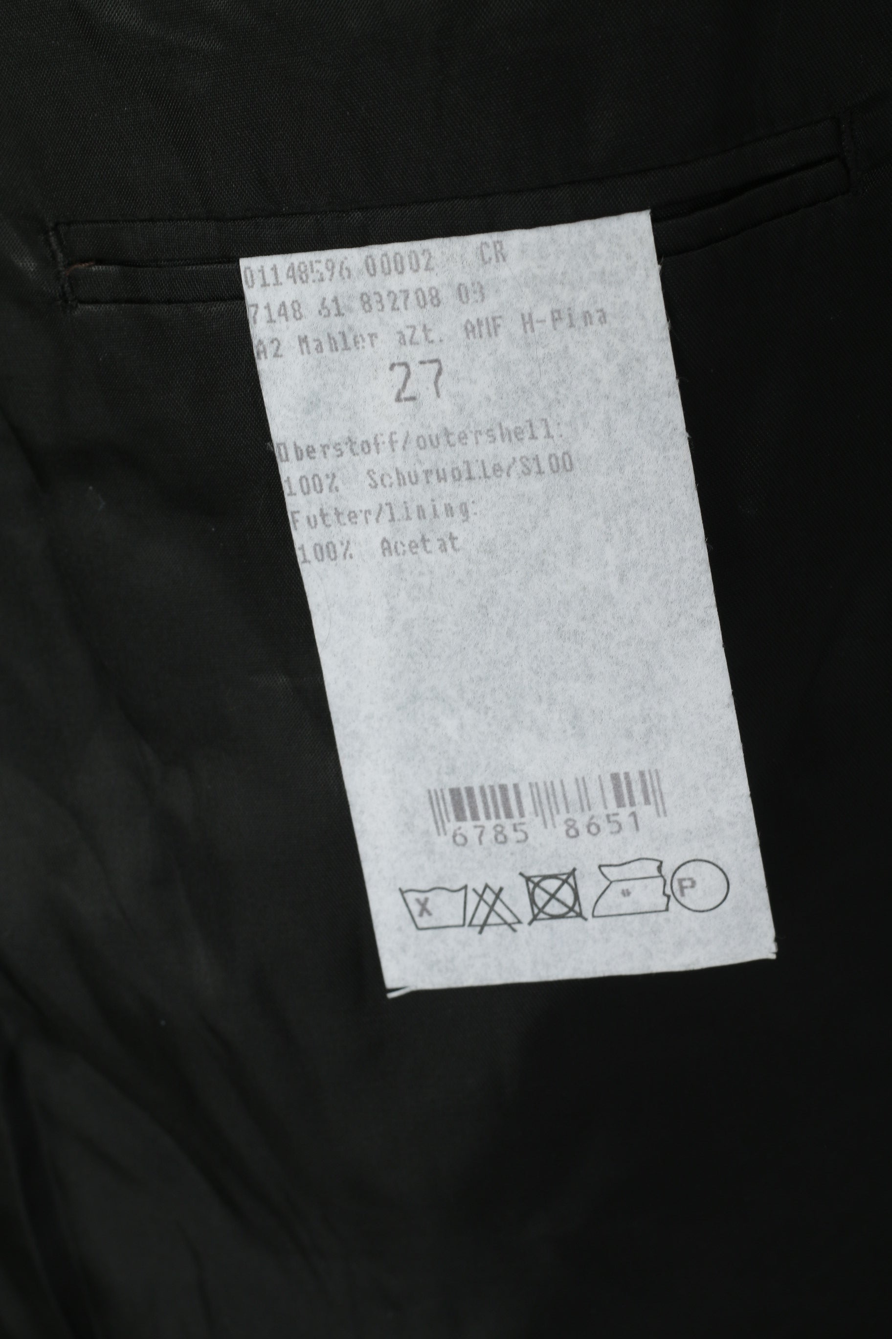 Max Calvin Men 27 44 Blazer Grey Vintage Australian Wool Single Breasted Shoulder Pads Jacket