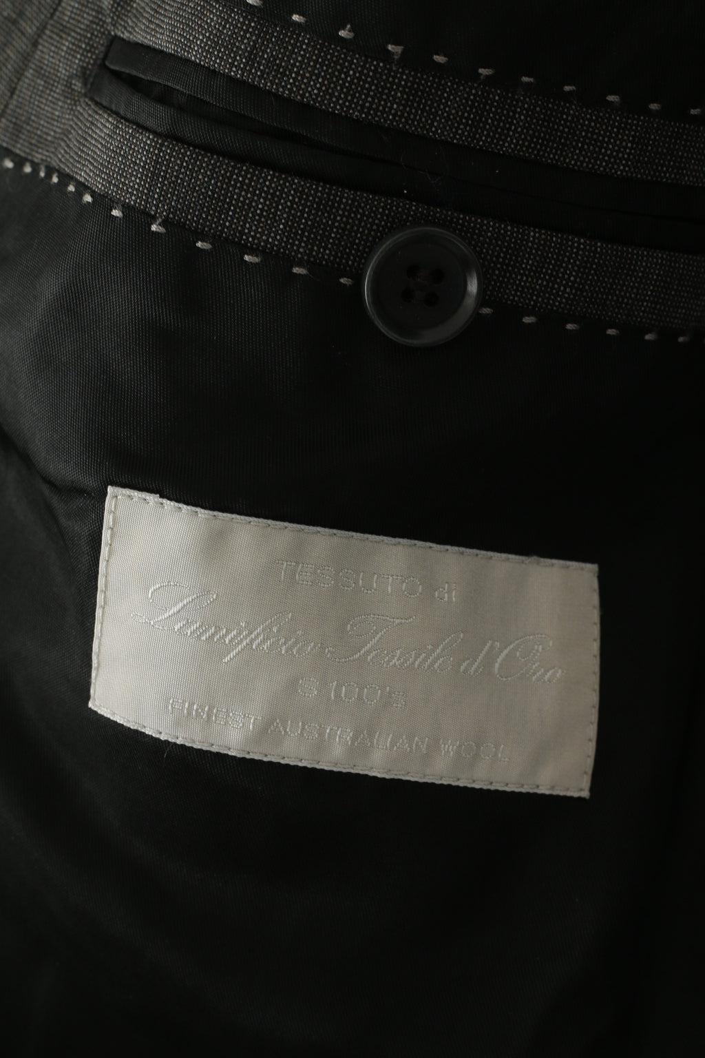 Max Calvin Men 27 44 Blazer Grey Vintage Australian Wool Single Breasted Shoulder Pads Jacket