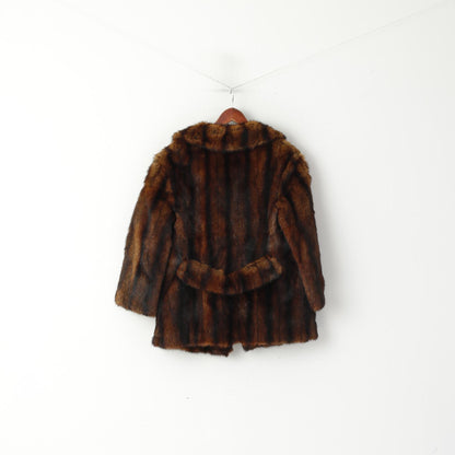 Kaire Kvammen Bergen Women S Jacket Authentic Fur Brown Ginger                                                                                                                        Boho Buttoned Top