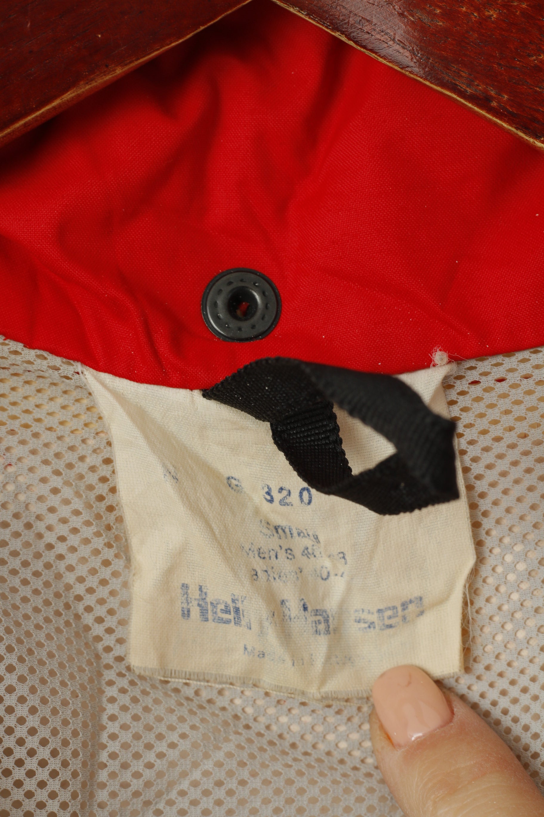 Helly Hansen Veste pour homme rouge vintage légère avec fermeture éclair complète à capuche pour l'extérieur unisexe