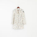 Ambiente Women S Coat Cream Floracl Embroidered Lightweight Cotton Top