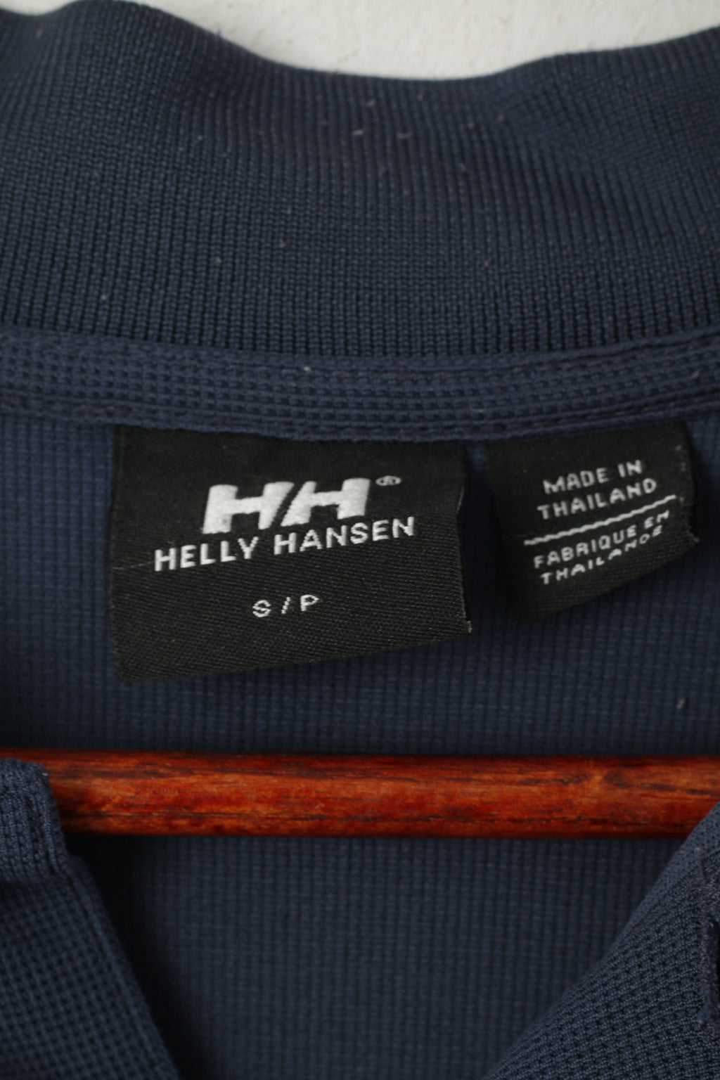 Helly Hansen Polo pour homme en nylon bleu marine avec logo HH Sailing uni à manches courtes